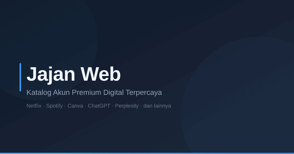 Beli Akun AI Tools Premium Murah | ChatGPT Plus, Google AI ...